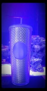 Silver stud starbucks cup